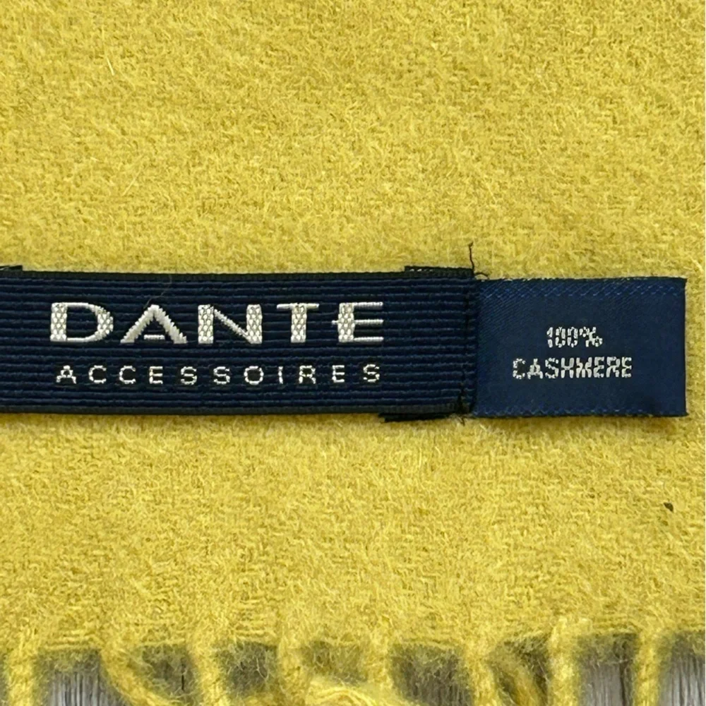 Dante Accessories 100% Cashmere Scarf w/ Fringe